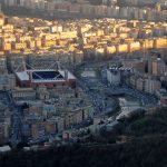 Genua - Uitzicht op stadion
