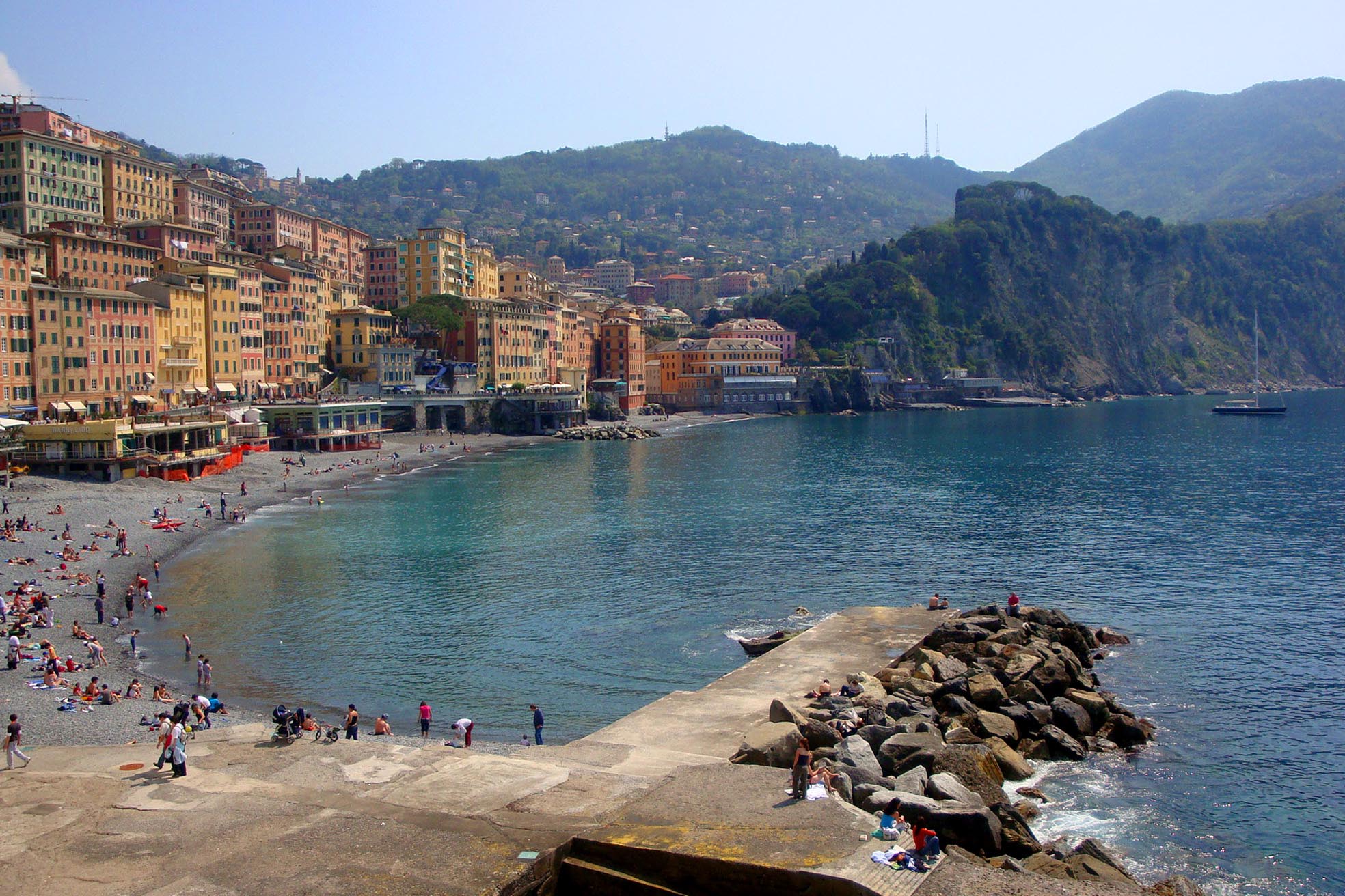 Camogli strand