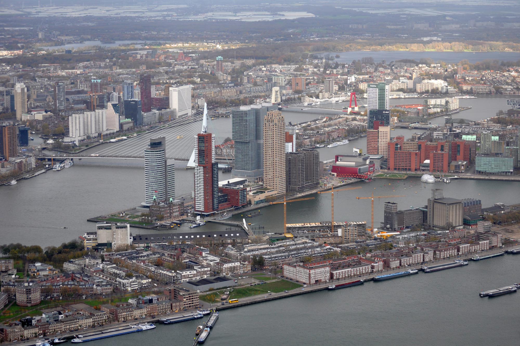 Rotterdam van boven