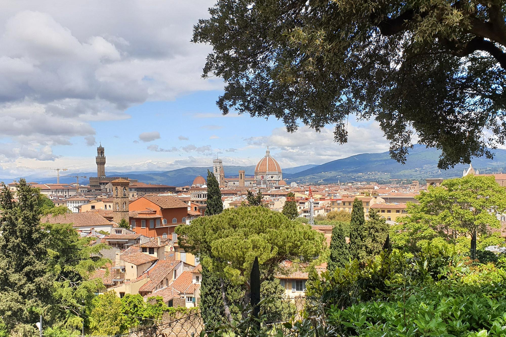 Uitzicht op Florence