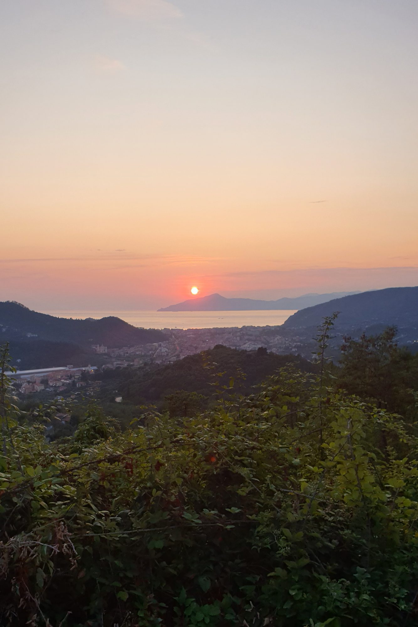 Zonsondergang Sestri Levante