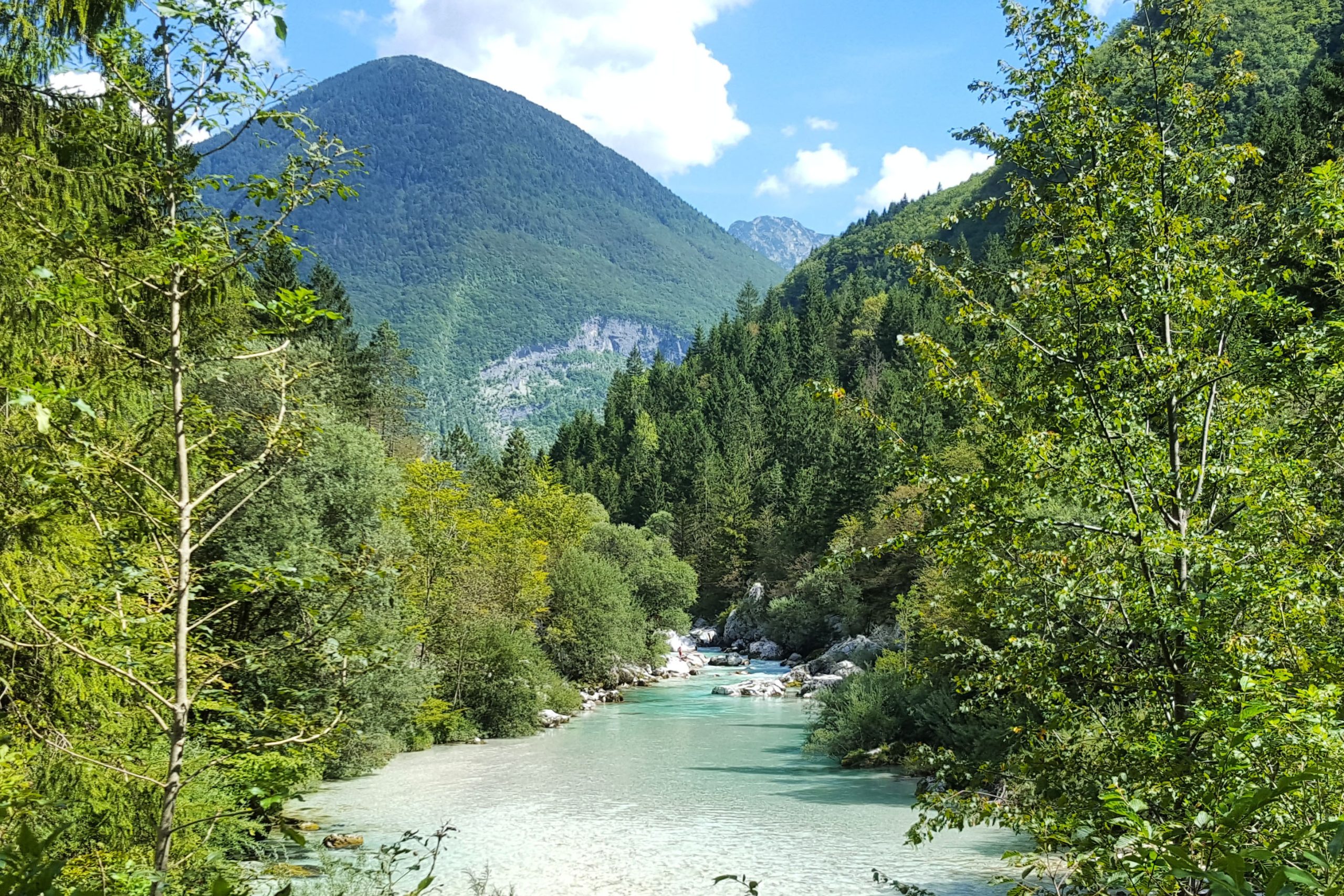 Soca rivier Slovenië